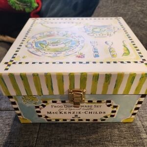Mackenzie-Childs Frog Dinner set